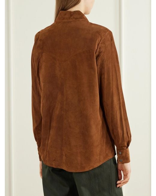 Twp Brown Suede Jacket