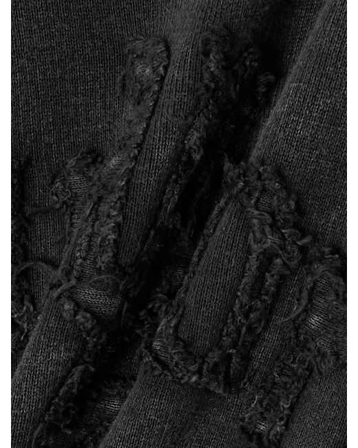 R13 Black Balloon Oversized-Sweatshirt Aus Jersey Aus Einer Baumwoll-Lyocellmischung Mit Applikation