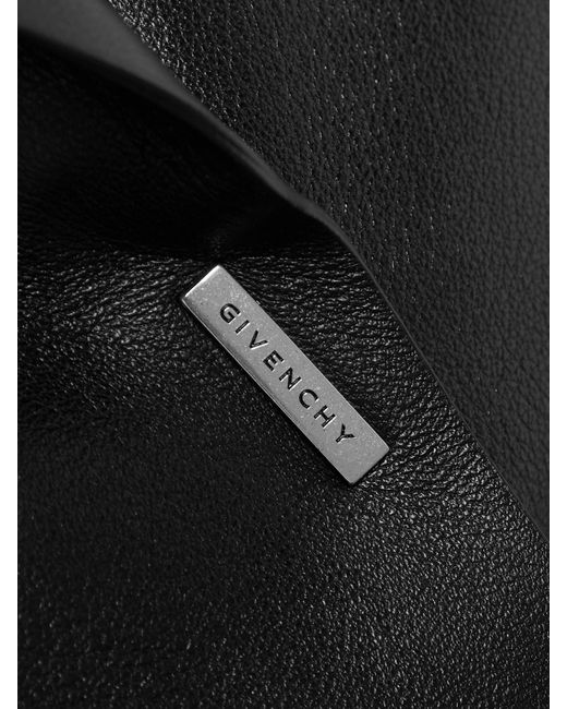 Givenchy Black Cutout Leather Blazer