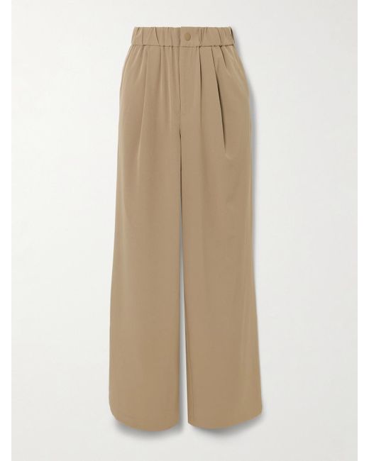 Varley Natural Kayson Hose Mit Weitem Bein Aus Webstoff