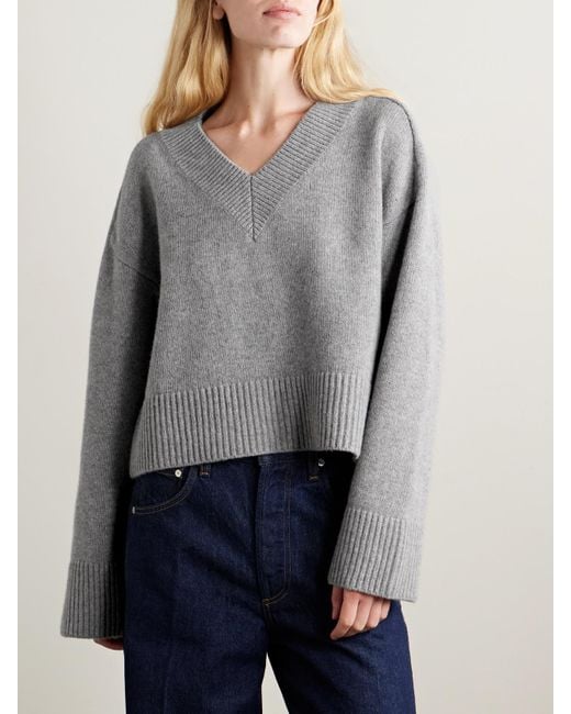 Citizens of Humanity Gray Gazette Wool And Cashmere-Blend Sweater