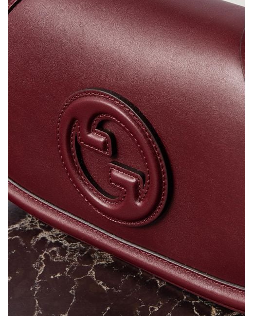 Gucci Purple Blondie Leather Shoulder Bag