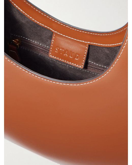 Staud Brown Moon Leather Tote