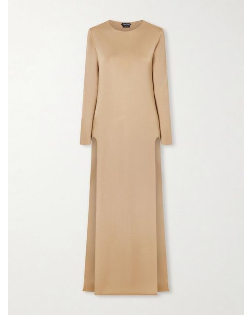 Tom Ford Natural Liquid Knitted Gown