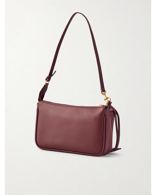 Balenciaga Purple Rodeo Sling Pochette Leather Shoulder Bag