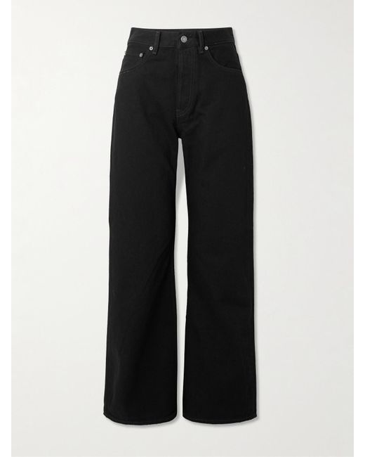 Acne Black 2021 Hoch Sitzende Jeans Mit Weitem Bein