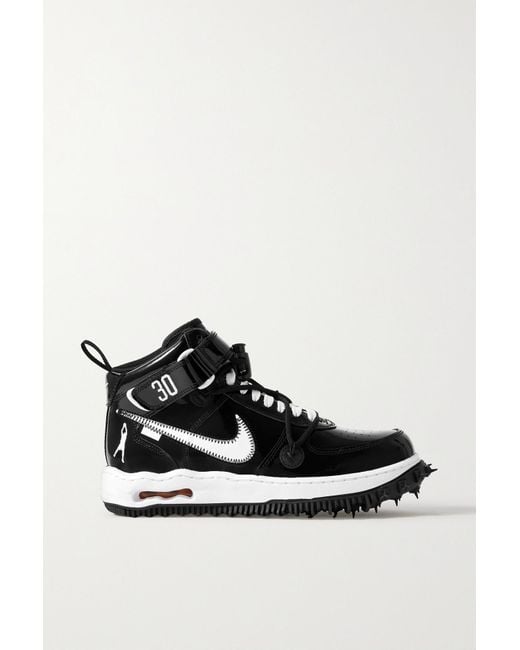 off white air force 1 red high top