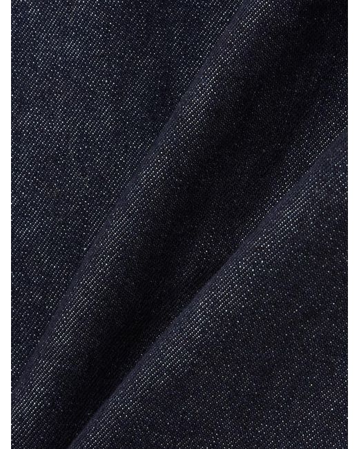 Dolce & Gabbana Blue Stretch-Denim Skirt