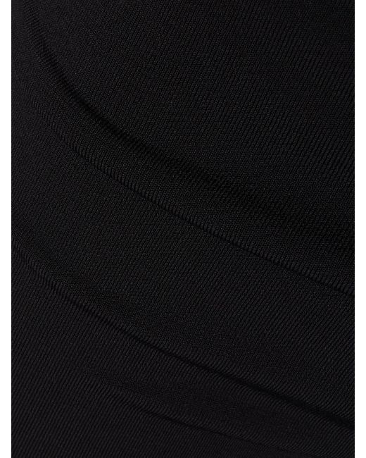 Alaïa Black Stretch-Knit Leggings