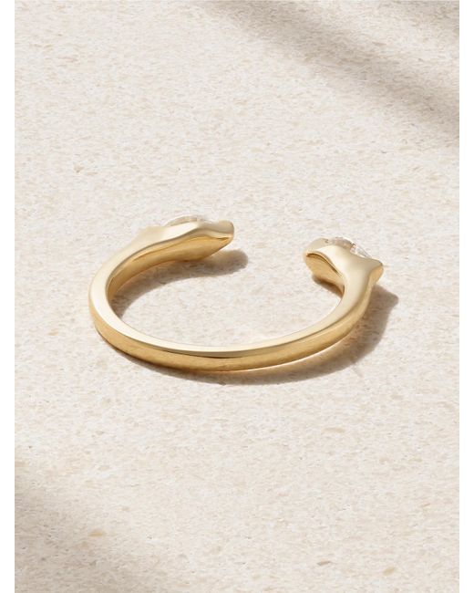 Anita Ko Natural Orbit 18-Karat Diamond Ring