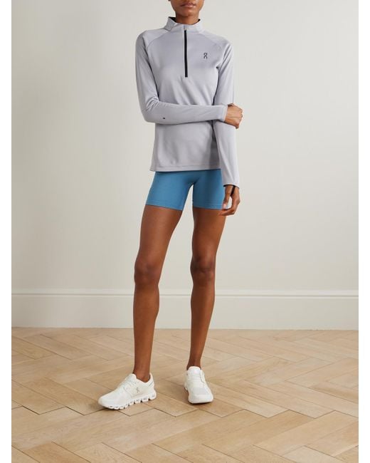 On Shoes Gray Climate Recycled Ripstop Sweatshirt