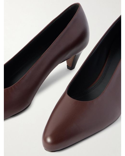 Neous Brown Fera Leather Pumps