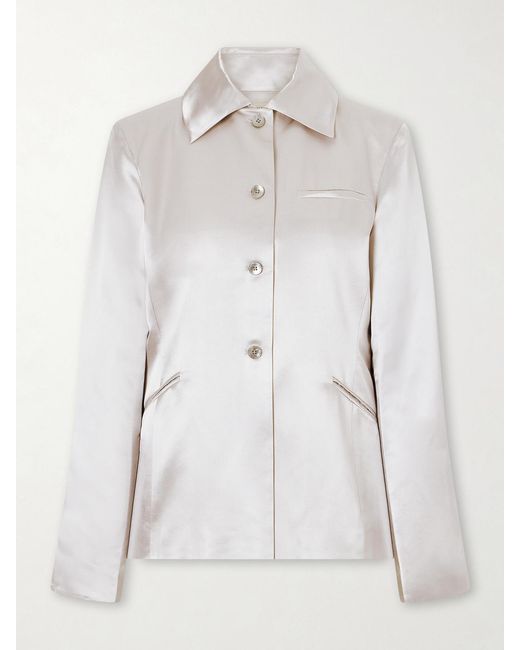 Kallmeyer Gray Luca Satin-Twill Blazer