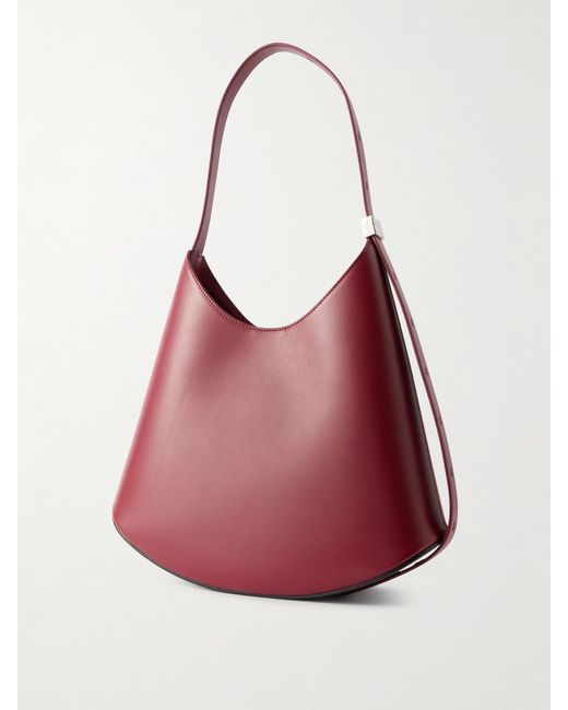 Jil Sander Red Eldorado Shoulder Bag