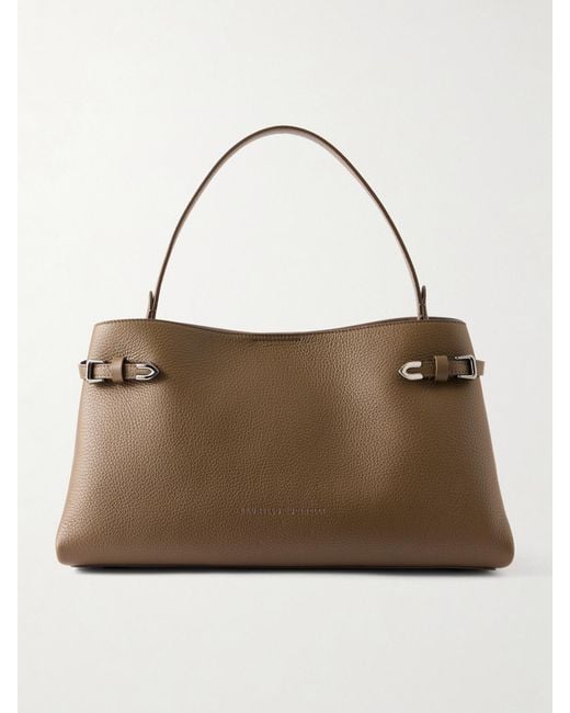 Brunello Cucinelli Natural Leather Shoulder Bag