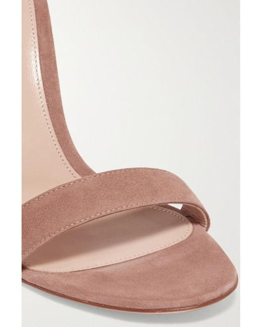 Gianvito Rossi Multicolor Portofino 105 Suede Sandals