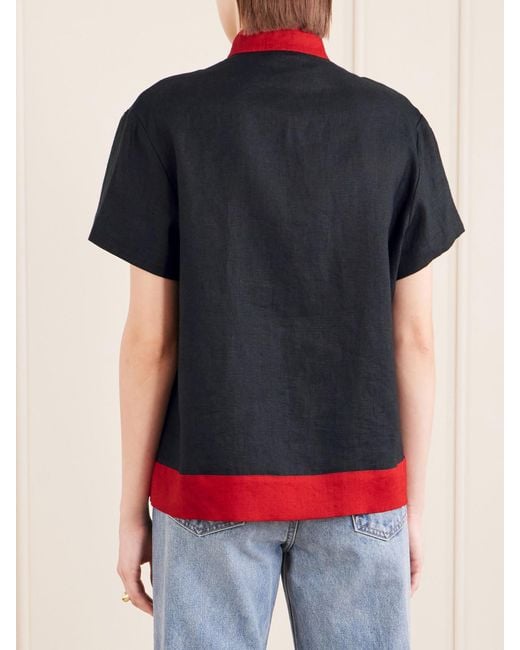 LIBEROWE Black Hana Linen Shirt