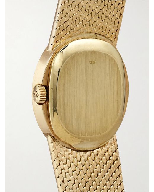 Stephanie Windsor Blue Patek Philippe Vintage 1970S Ellipse Hand-Wound 20Mm 18-Karat Watch, Ref. No. 4111/1 (Fits Up To 6.25' Wrist)