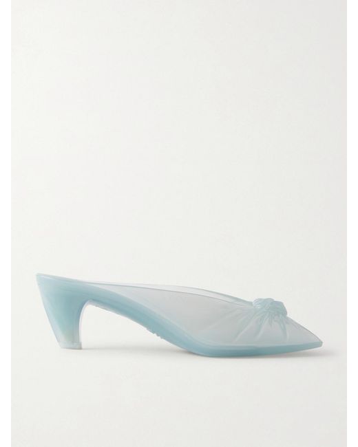 Chloé Blue Ruched Tpu Mules
