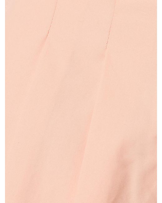 Proenza Schouler Pink Kyle Verkürzte Hose Mit Weitem Bein Aus Baumwollpopeline