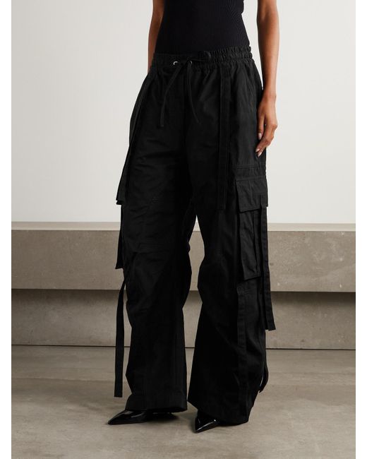 Dolce & Gabbana Black Wide Trousers