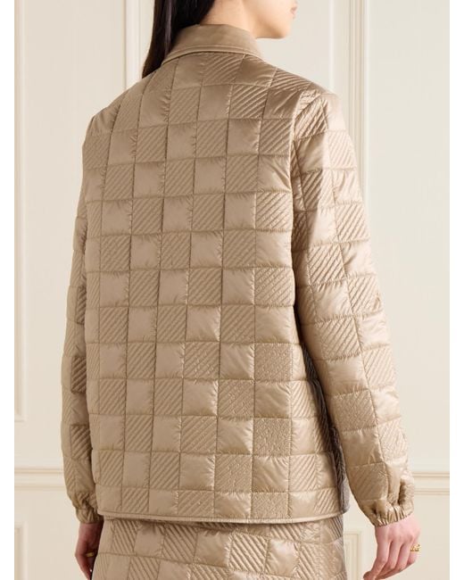 Moncler Natural Quilted Shell Jacket