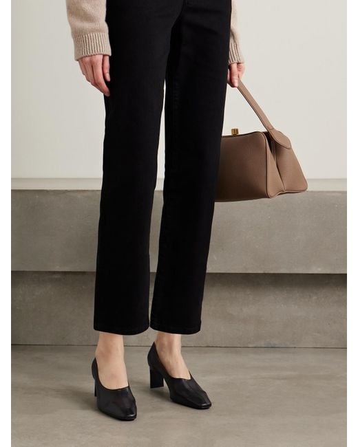 Khaite Black Celia Pumps Aus Leder