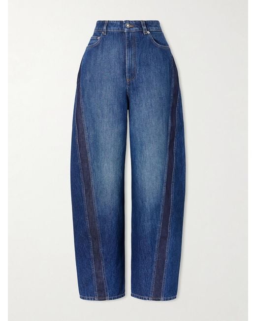 Givenchy Blue Cocoon Denim Wide-Leg Jeans