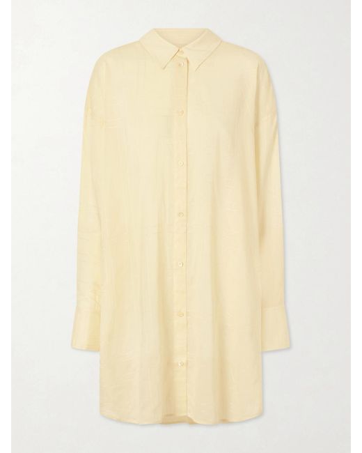 Totême Natural Lyocell And Cotton-Blend Shirt