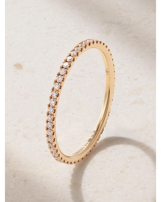 Messika Natural Gatsby 18-Karat Rose Diamond Ring