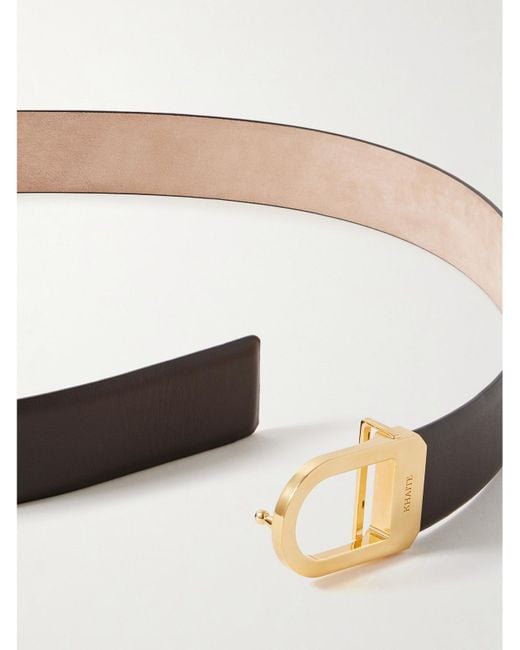 Khaite Brown Saddle Leather Belt