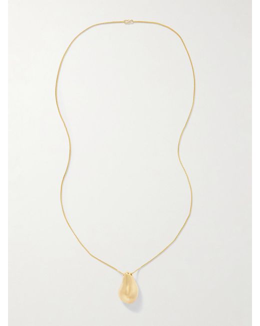 LIE STUDIO White The Betty Convertible-Plated And Leather Necklace