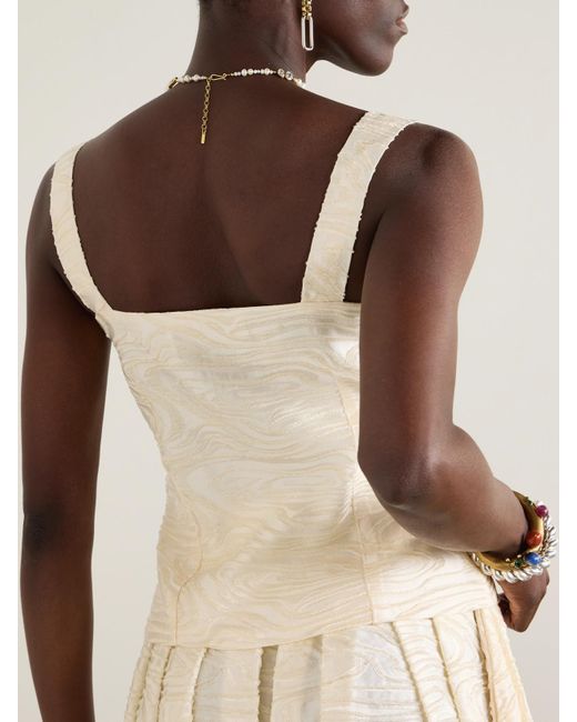 Haut En Tissu À Fil Coupé Dora D'Estree en coloris Natural