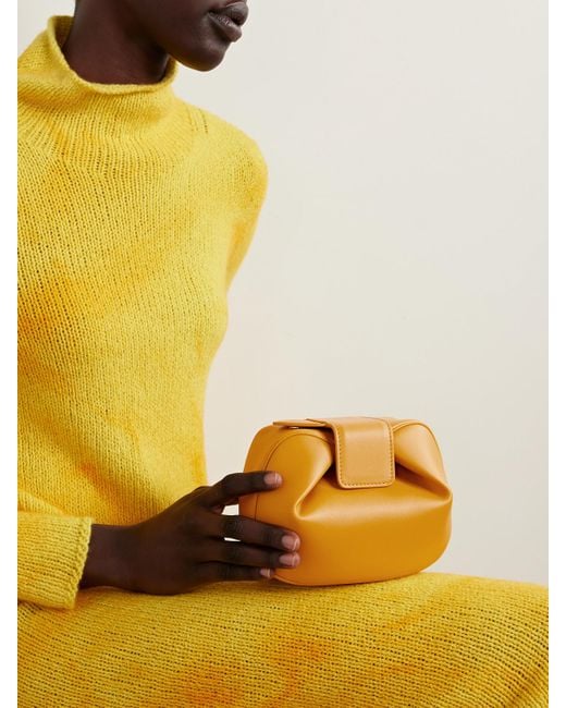 Pochette En Cuir Soft Demi Gabriela Hearst en coloris Orange
