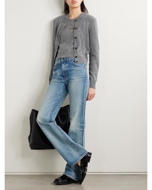 Nili Lotan Gray March Cardigan Aus Kaschmir