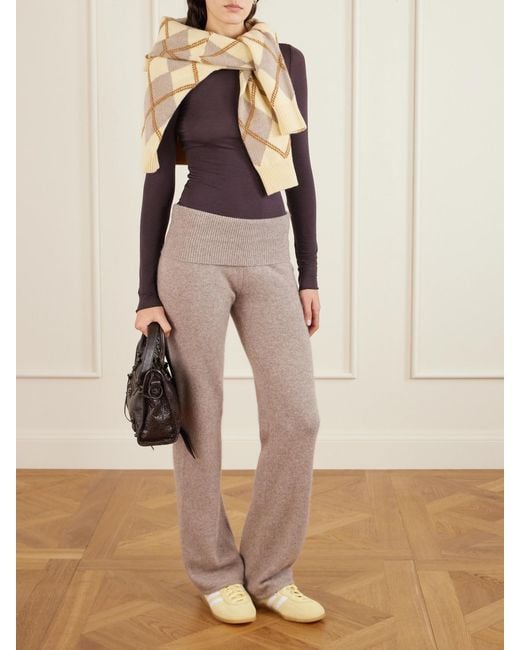 Skims Natural Straight-Leg Pants – Linen – Hose Mit Geradem Bein