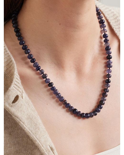 Loren Stewart Natural Valentine Iolite Necklace