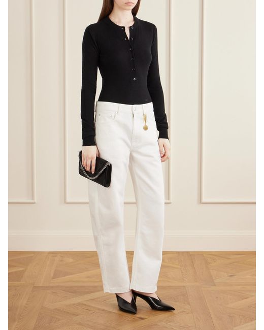 Stella McCartney Black Wool Bodysuit