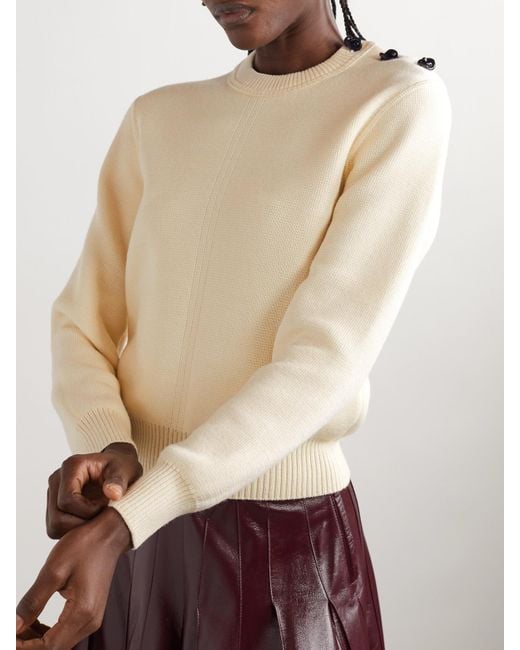Bottega Veneta Natural Wool Sweater