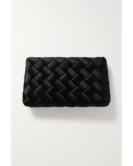 Aviva Rose Pink Woven Velvet Clutch