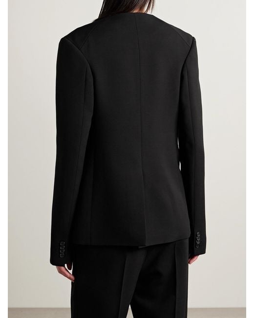 Khaite Black Jameson Crepe Jacket