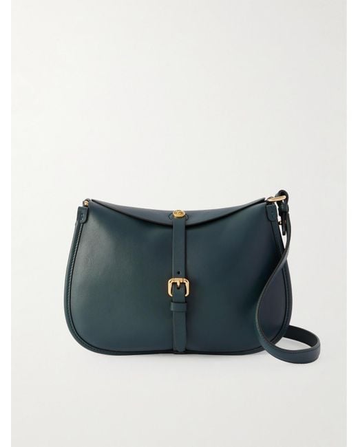 Etro Blue Schultertasche Aus Leder