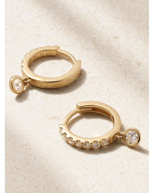 Boucles D'Oreilles En Or 14 Carats (585/1000) Et Diamants STONE AND STRAND en coloris Natural