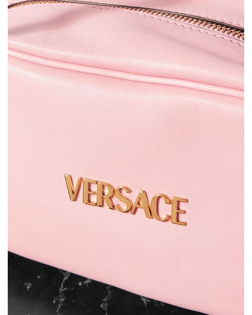Versace Pink Fabric Shoulder Bag main image 0