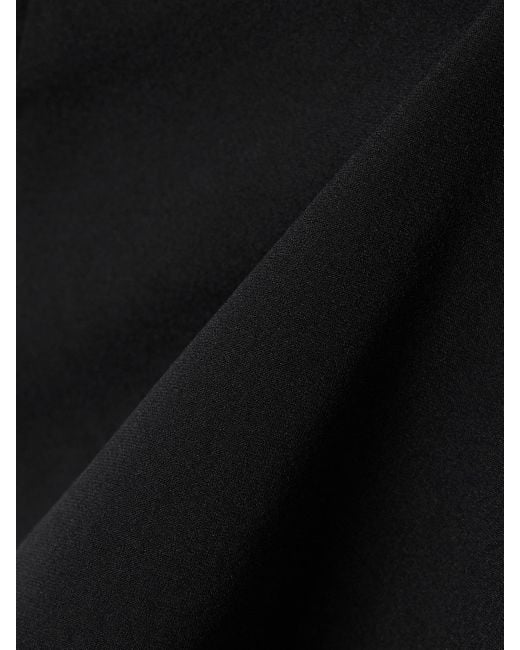 St. Agni Black Stretch-Silk Voile Camisole