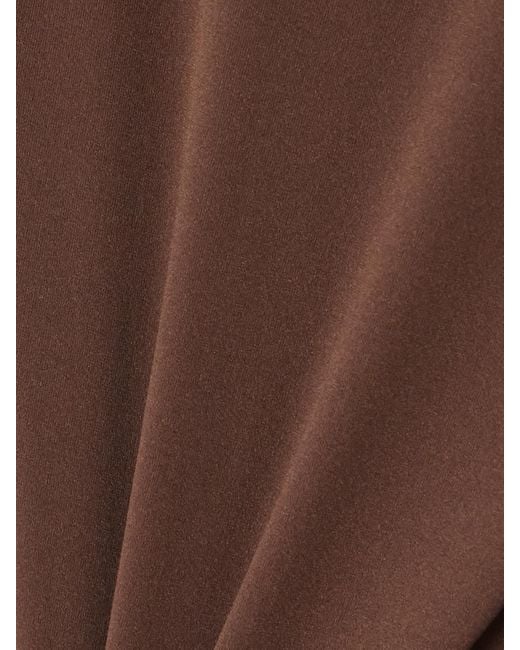 Skims Brown Fits Everybody Turtleneck Top – Cocoa – Oberteil Mit Stehkragen