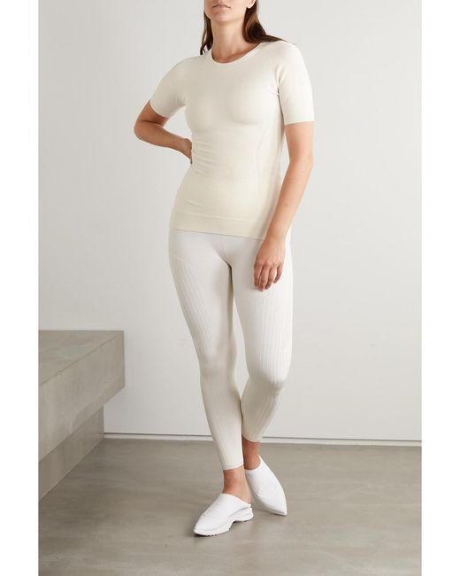 AZ FACTORY Natural Mybody Stretch-Knit Top