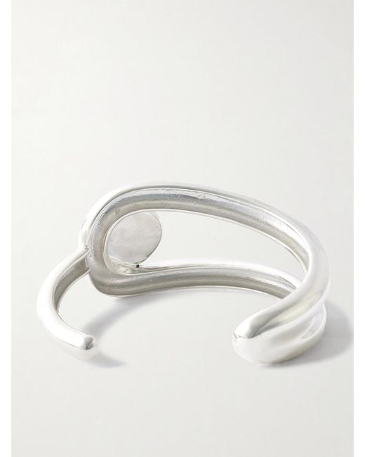 Agmes Blue Becky Recycled Sterling Lapis Lazuli Cuff