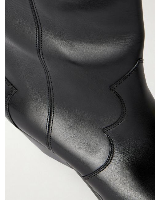 Isabel Marant Black Denvee Leather Boots