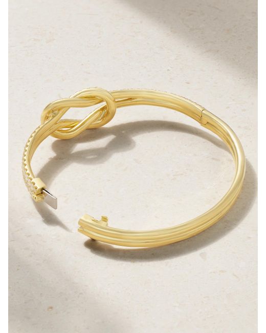 Anita Ko Natural Knot 18-Karat Diamond Bracelet